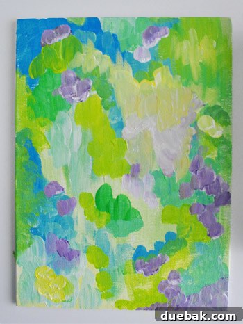 Completed Second Abstract Painting