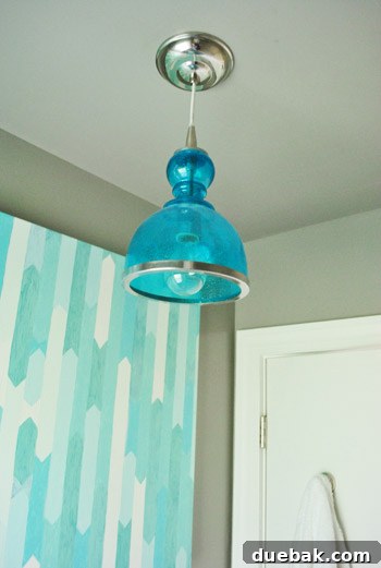 Another close-up 'after' image, highlighting the texture and design of the updated finishes.