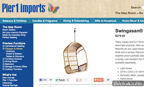 Uncovering a Gem: My Thrift Store Egg Chair Story 2 Pier 1 hanging egg chair