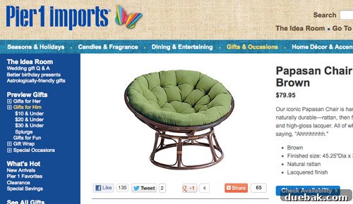 Uncovering a Gem: My Thrift Store Egg Chair Story 3 Pier 1 Papasan chair