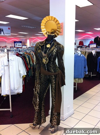 Secondhand Adventures 13 Mannequin with an outfit, previously Instagrammed by John