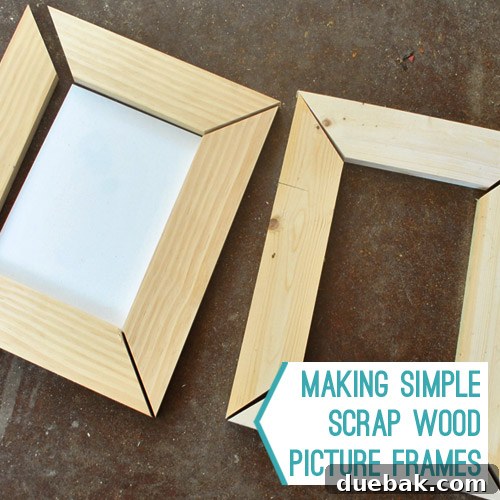 Transform Scrap Wood Into Gorgeous Picture Frames 2 DIY wood frame project with scrap wood