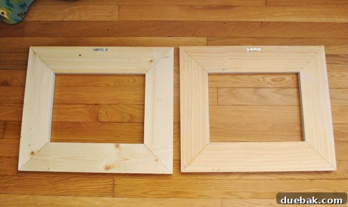 Transform Scrap Wood Into Gorgeous Picture Frames 18 Attaching sawtooth hangers to the back of the frame