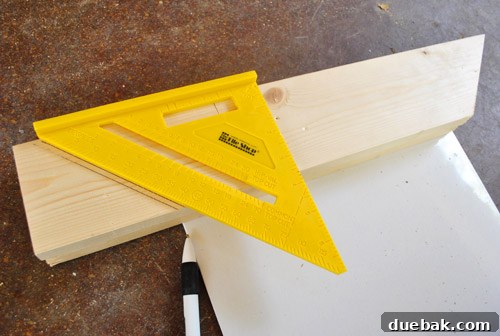 Transform Scrap Wood Into Gorgeous Picture Frames 5 Measuring and marking wood for frame cuts