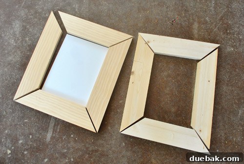 Transform Scrap Wood Into Gorgeous Picture Frames 10 Second frame pieces from different scrap wood