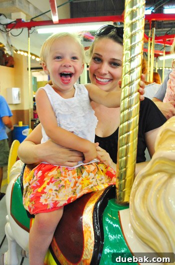 Bethany Beach Bliss: A Delaware Getaway 45 Children laughing and having fun on a classic amusement park ride at Funland.