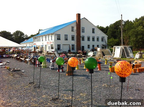Bethany Beach Bliss: A Delaware Getaway 8 Exterior of Ole Sale Barn, a roadside antique and salvage shop in Maryland.