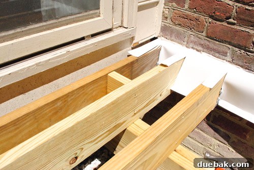 The Foundation of Your Deck 5 Added joist to support the deck's picture frame border, ensuring structural integrity.