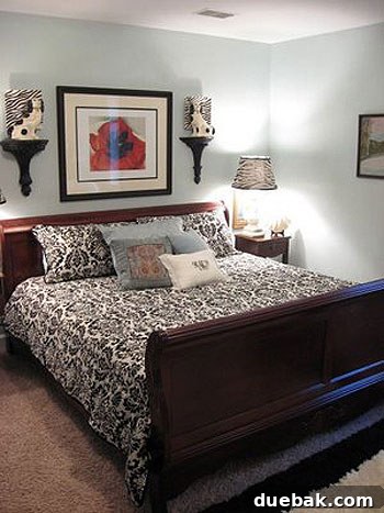 img_3130 After image of a guest room showing a beautifully decorated bedside table