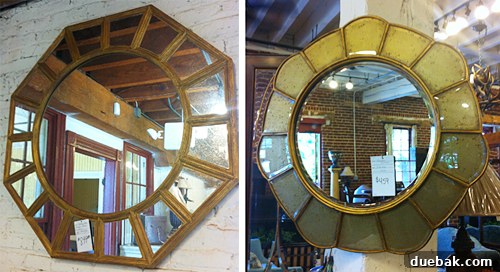 Bridge Views and Verdant Vistas 13 Two decorative mirrors displayed side by side at Green Front Furniture