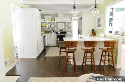 Kitchen Charm: Vintage Wood Stool Finds 6 Kitchen stools with cork flooring and wood elements