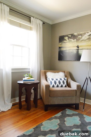 Moroccan accent table legs viewed from a distance, appearing less defined due to uniform dark color