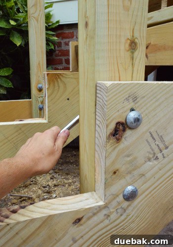 Bolting Stair Posts to Stringers for Enhanced Stability
