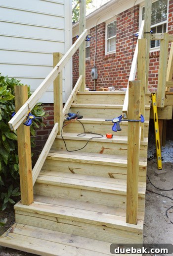 Installing Stair Railing - Complex Angles and Code Compliance