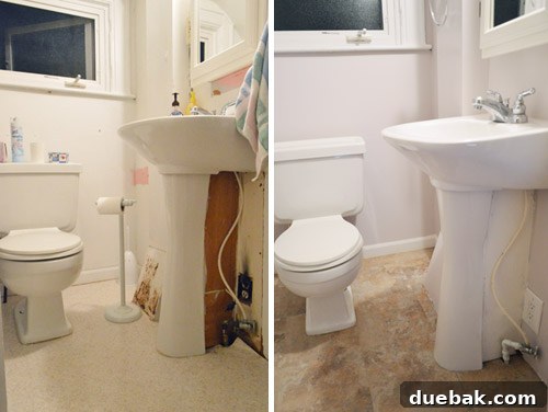 Improved sink area after renovation