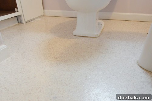 Old laminate floor being replaced