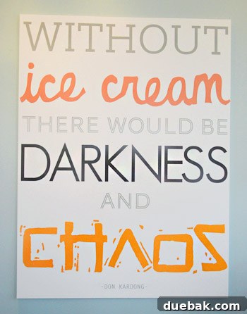 Gelati Celesti: The Store Overload Phenomenon 8 Sign that reads 'ICE CREAM IS ALWAYS A GOOD IDEA'