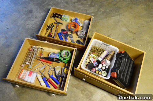 Maximize Tool Storage with a Pegboard 20 Clutter-free drawers for upstairs tools