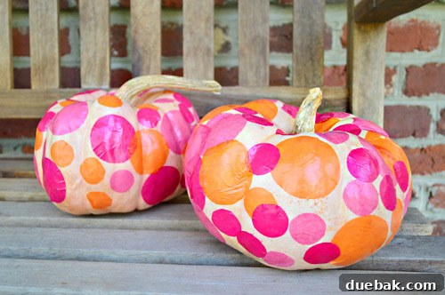 Three Playful Pumpkin Crafts for Little Ones 11 A collection of the finished tissue paper sticker pumpkins