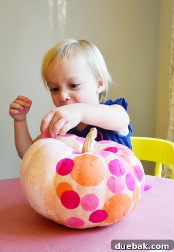 Three Playful Pumpkin Crafts for Little Ones 6 Light pinkish-orange pumpkins chosen for the craft project