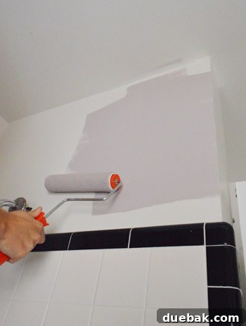 Benjamin Moore Elephant Gray Bathroom Makeover 3 img 52756 2