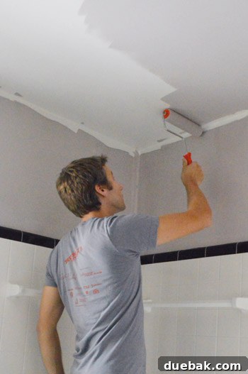 Benjamin Moore Elephant Gray Bathroom Makeover 4 img 52756 3