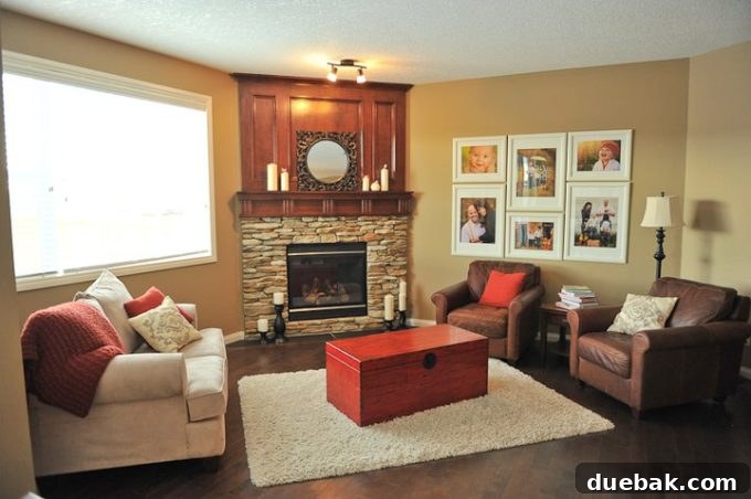 Harmonizing Furniture with a Corner Fireplace 7 167069_501079829210_3277967_n