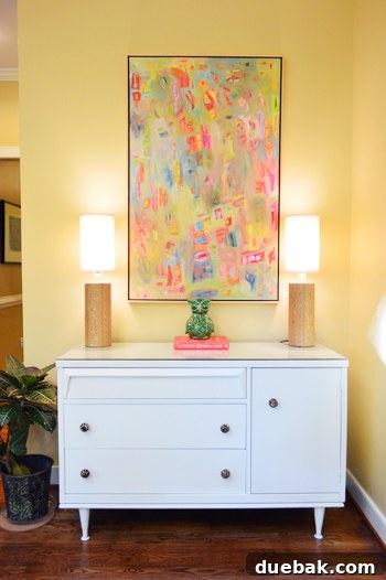 Characterful Comforts: A Home's Warm Embrace 8 Colorful Local Art in a Kitchen Nook
