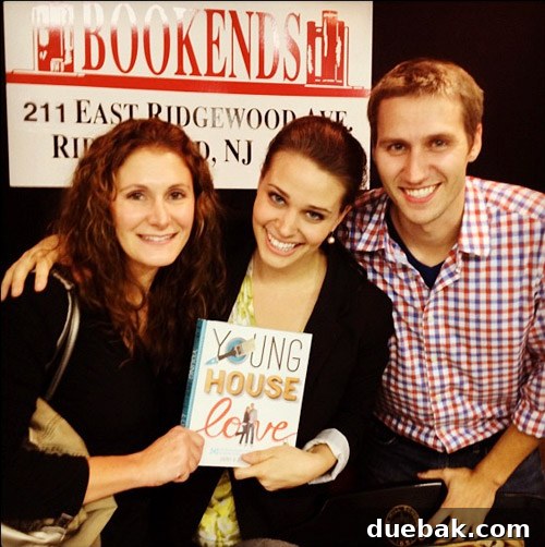 Sherry embracing her best friend Heather at the New Jersey book signing event