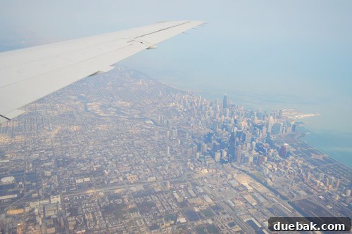 New York, Richmond, Chicago, Toronto: City Tapestry 12 Aerial view of Chicago city skyline