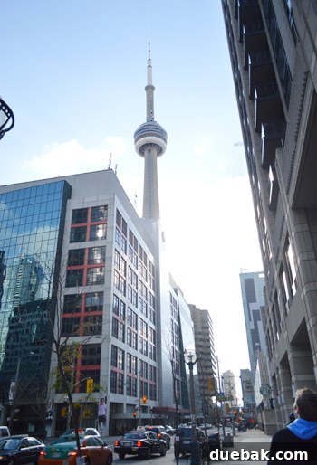 New York, Richmond, Chicago, Toronto: City Tapestry 23 View of the iconic CN Tower in Toronto, Canada