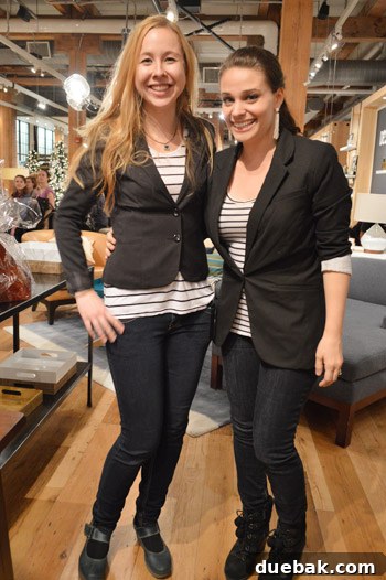 New York, Richmond, Chicago, Toronto: City Tapestry 29 Sherry posing with her 'Canadian twin' in similar outfits
