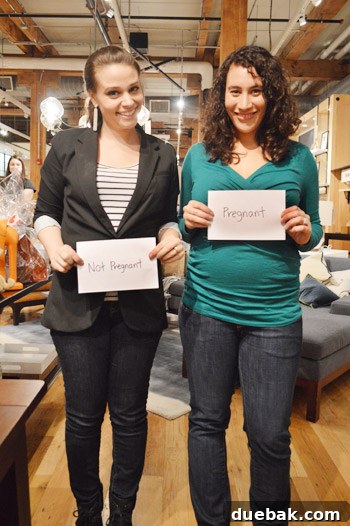 New York, Richmond, Chicago, Toronto: City Tapestry 30 Sherry holding signs with a pregnant reader, playfully denying pregnancy rumors