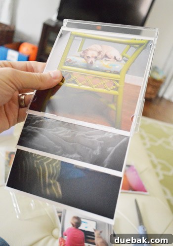 Secret extra photos in jewel case frames