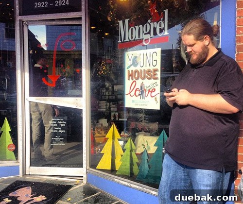 Authors at the Mongrel store in Richmond, VA, for their hometown book signing.