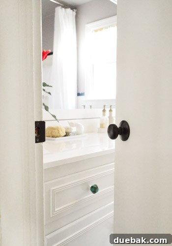 New oil-rubbed bronze latch strike plate