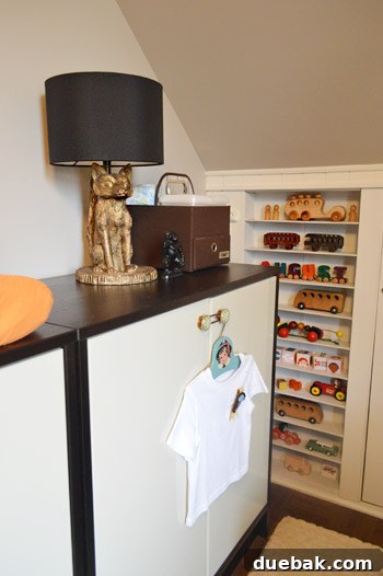 House Transformation: Finally Home 20 Animal-themed fox lamp from Target in August's room