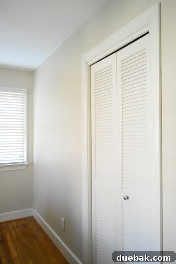 Room after painting, awaiting furniture placement and further decoration