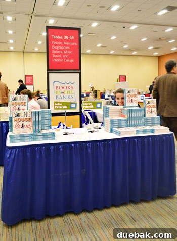 The authors' book displayed prominently in a bookstore.