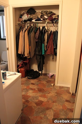 Renovated master closet featuring the IKEA Pax system, organized and spacious