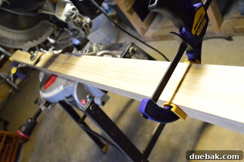 Clamping boards for even cuts