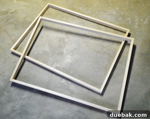 Assembled DIY Frames