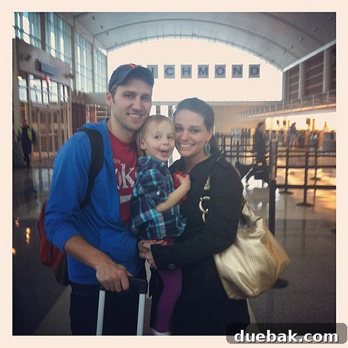 Clara happily reunited with her parents at the airport