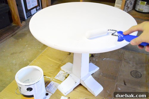 Primed and Painted Table