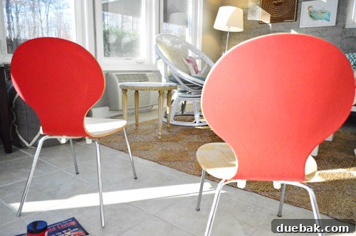 Applying Annie Sloan Chalk Paint to Chair Backs