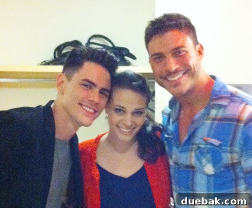 Swapping the Apple for the Peach 12 John, Sherry, and Tom from Vanderpump Rules posing together