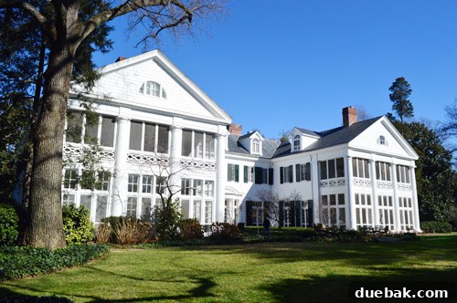 Swapping the Apple for the Peach 19 Exterior view of the elegant Duke Mansion in Charlotte, North Carolina