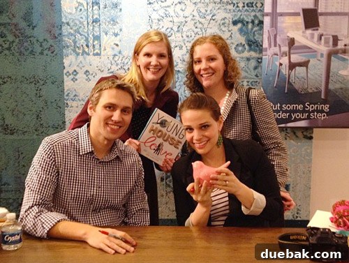 Swapping the Apple for the Peach 36 John and Sherry with family member Johanna at the book tour event