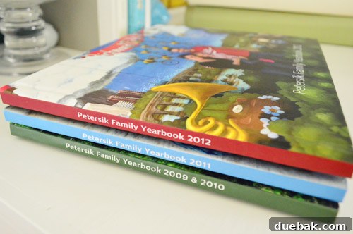 Preserving Our Year: The Family Photo Book Process 15 Stack Of Three Family Album Annual Yearbooks Printed With MyPublisher