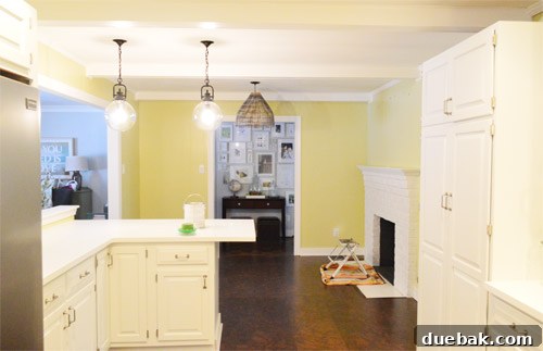 Painting Our Kitchen Soft Blue Colorado Gray 4 Kitchen before new paint color